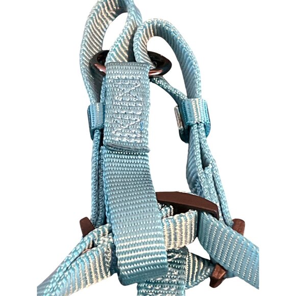 Top Paw Adjustable Harness Teal Blue Aqua Gunmetal Non Pullers Size S NWOT - Picture 2 of 3